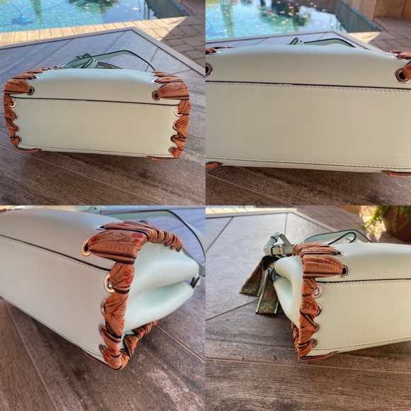 SOLD Fendi RARE Nappa Ribbon Lace Up Peekaboo Iconic Satchel - Picture 11 of 16